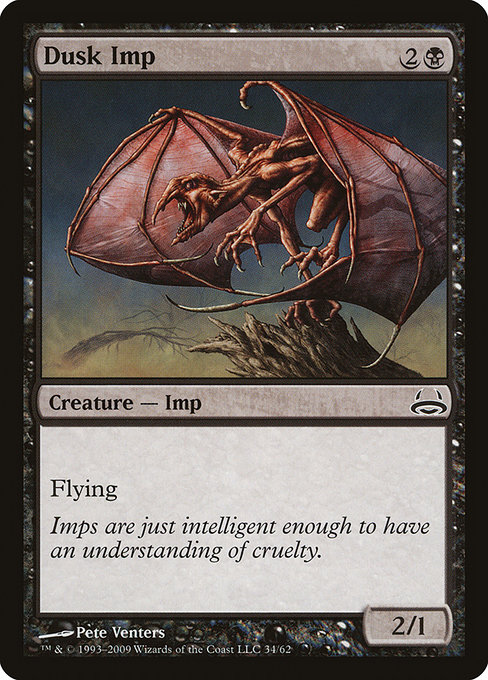 Magic the Gathering Card - Dusk Imp - MTG Circle