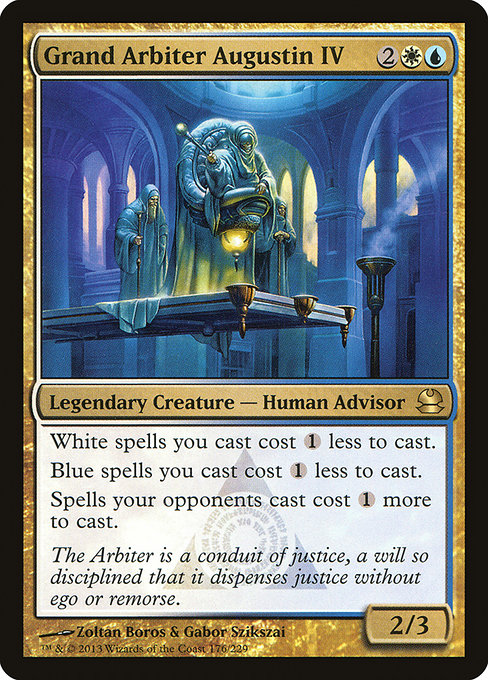 Magic the Gathering Card - Grand Arbiter Augustin IV - MTG Circle