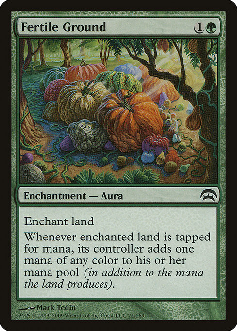 Magic the Gathering Card - Fertile Ground - MTG Circle