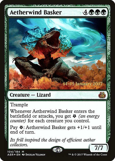 Magic the Gathering Card - Aetherwind Basker - MTG Circle