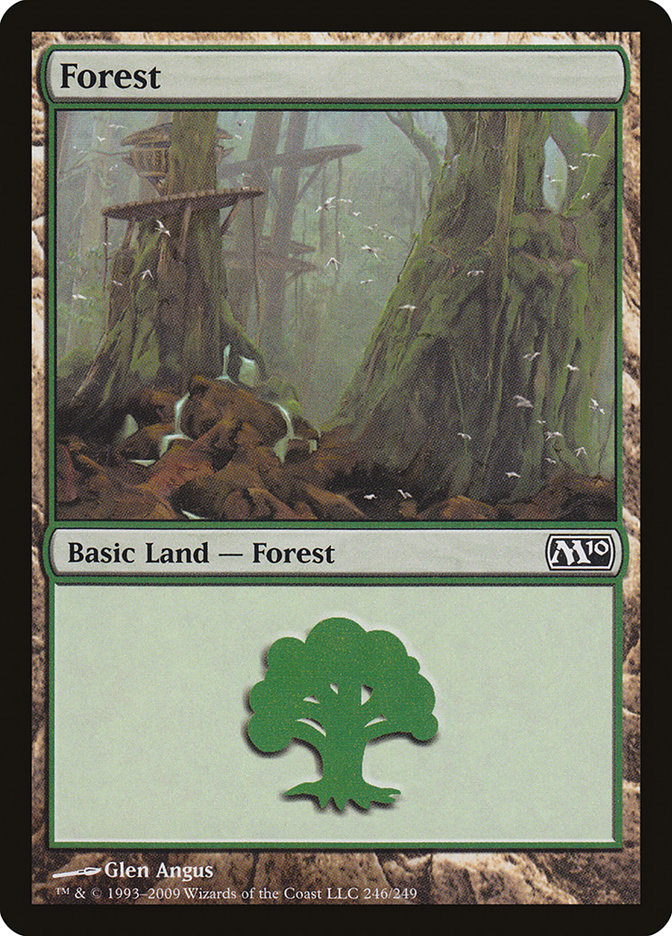 Magic the Gathering Card - Forest - MTG Circle