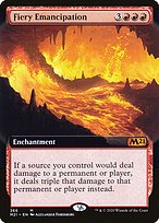 Magic the Gathering Card - Fiery Emancipation - MTG Circle