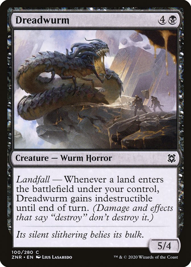 Magic the Gathering Card - Dreadwurm - MTG Circle