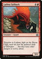 Magic the Gathering Card - Lathnu Sailback - MTG Circle