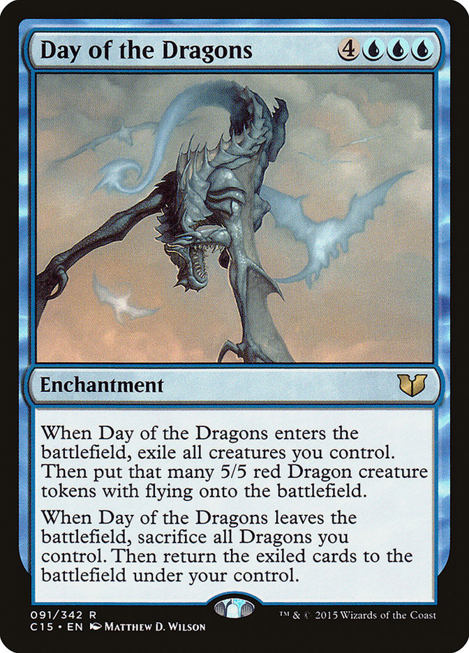Magic the Gathering Card - Day of the Dragons - MTG Circle