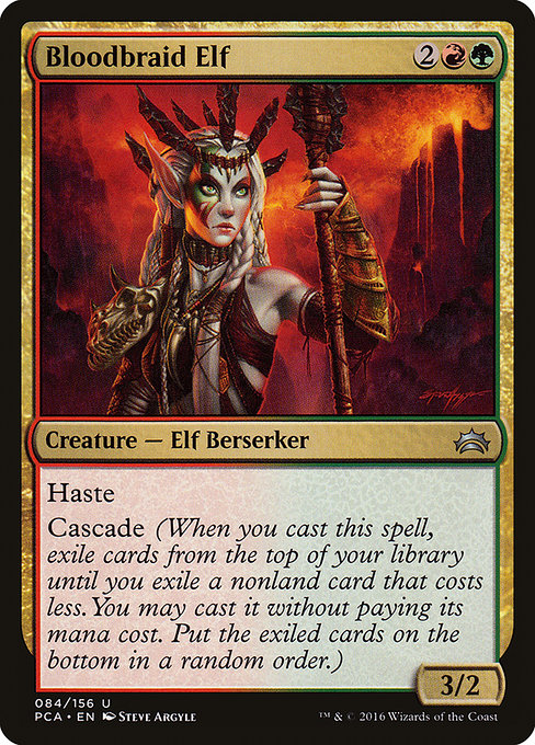 Magic the Gathering Card - Bloodbraid Elf - MTG Circle
