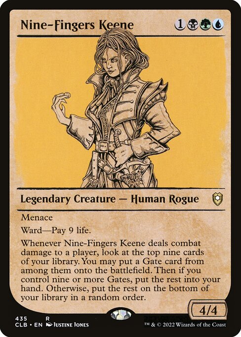 Magic the Gathering Card - Nine-Fingers Keene - MTG Circle