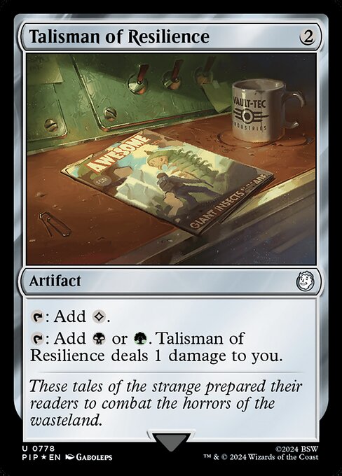 Magic the Gathering Card - Talisman of Resilience - MTG Circle