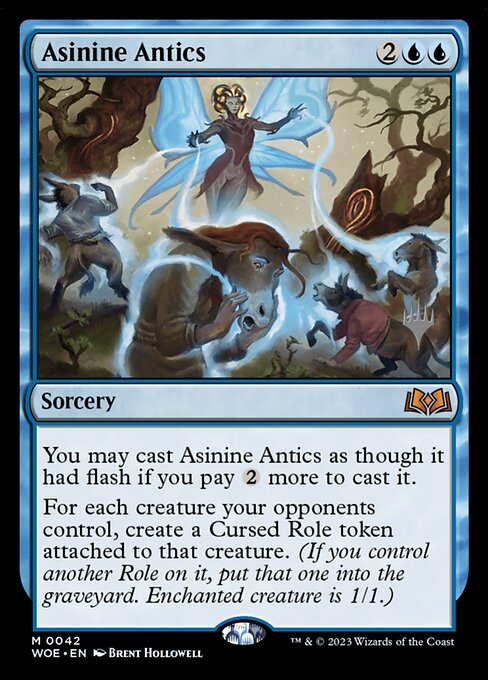 Magic the Gathering Card - Asinine Antics - MTG Circle