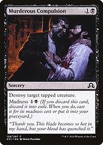 Magic the Gathering Card - Murderous Compulsion - MTG Circle