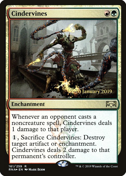 Magic the Gathering Card - Cindervines - MTG Circle