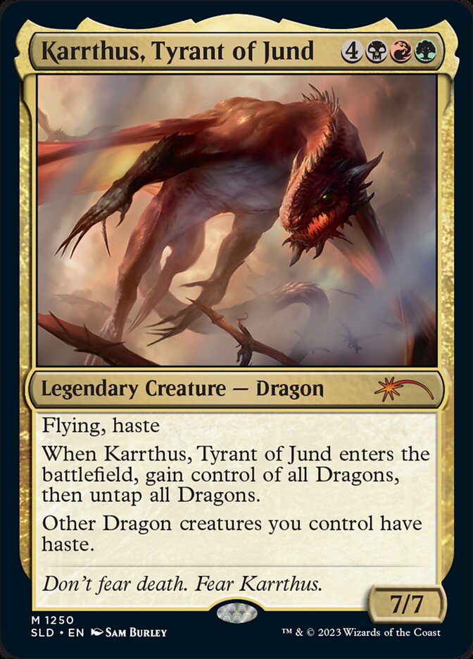 Magic the Gathering Card - Karrthus, Tyrant of Jund - MTG Circle