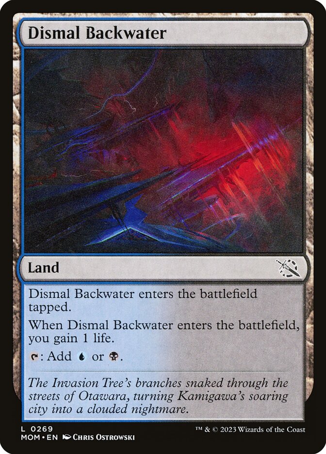 Magic the Gathering Card - Dismal Backwater - MTG Circle