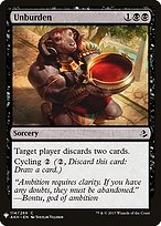 Magic the Gathering Card - Unburden - MTG Circle