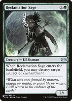 Magic the Gathering Card - Reclamation Sage - MTG Circle