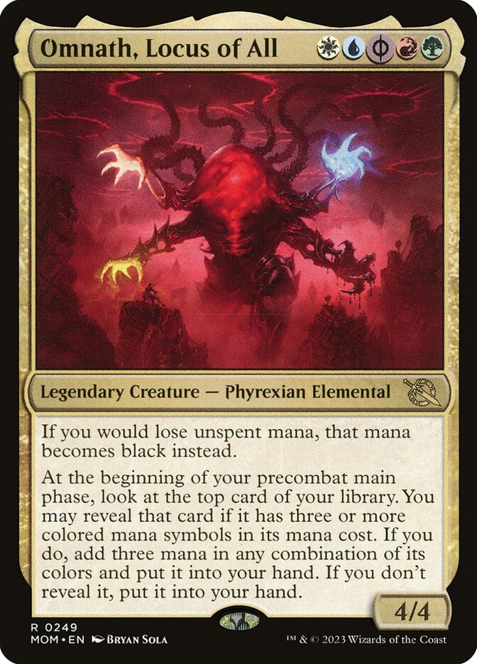 Magic the Gathering Card - Omnath, Locus of All - MTG Circle