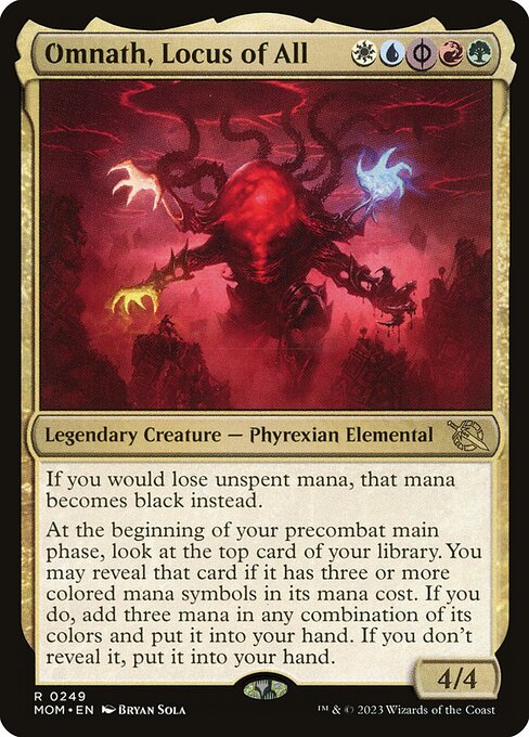 Magic the Gathering Card - Omnath, Locus of All - MTG Circle