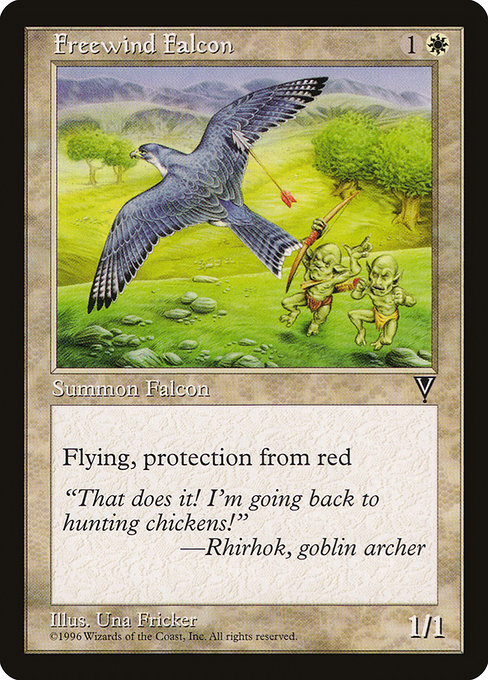 Magic the Gathering Card - Freewind Falcon - MTG Circle