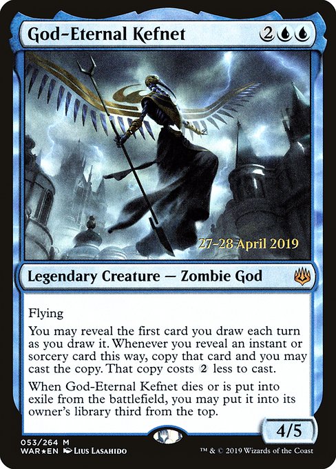 Magic the Gathering Card - God-Eternal Kefnet - MTG Circle