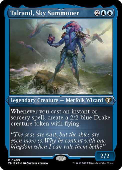 Magic the Gathering Card - Talrand, Sky Summoner - MTG Circle
