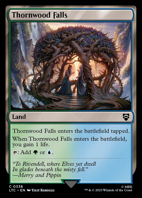 Magic the Gathering Card - Thornwood Falls - MTG Circle