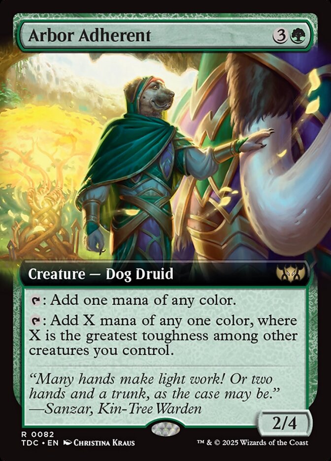 Magic the Gathering Card - Arbor Adherent - MTG Circle