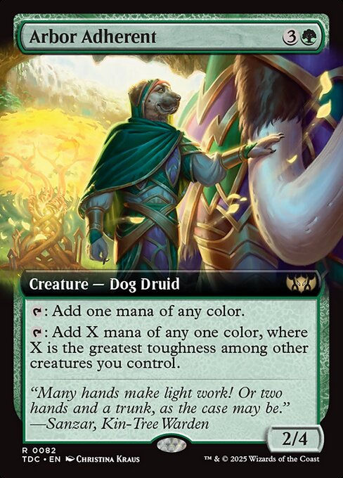 Magic the Gathering Card - Arbor Adherent - MTG Circle