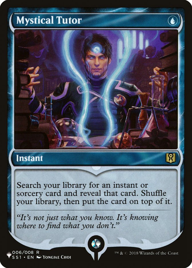 Magic the Gathering Card - Mystical Tutor - MTG Circle