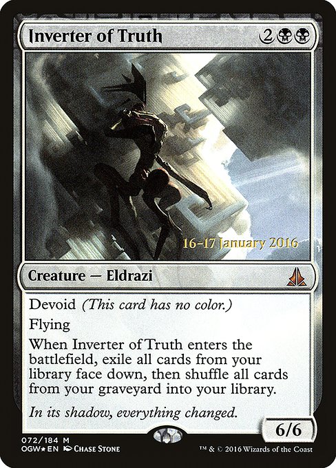 Magic the Gathering Card - Inverter of Truth - MTG Circle