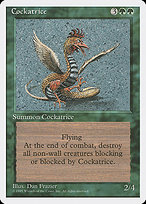Magic the Gathering Card - Cockatrice - MTG Circle