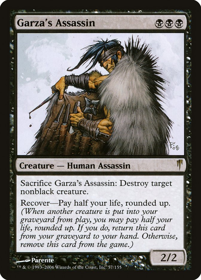 Magic the Gathering Card - Garza's Assassin - MTG Circle