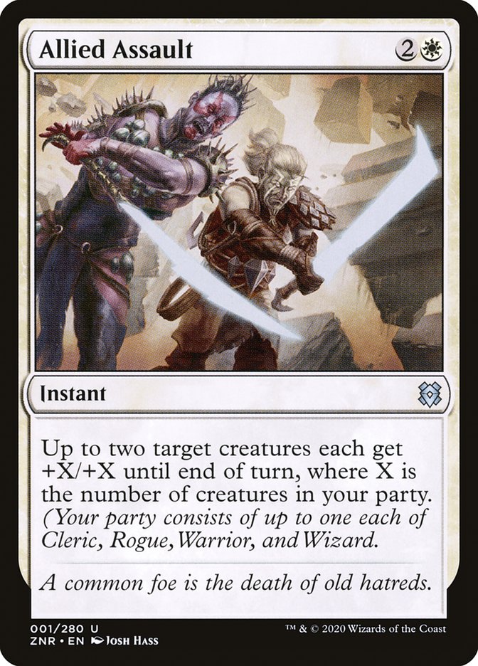 Magic the Gathering Card - Allied Assault - MTG Circle