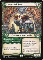 Magic the Gathering Card - Lovestruck Beast // Heart's Desire - MTG Circle