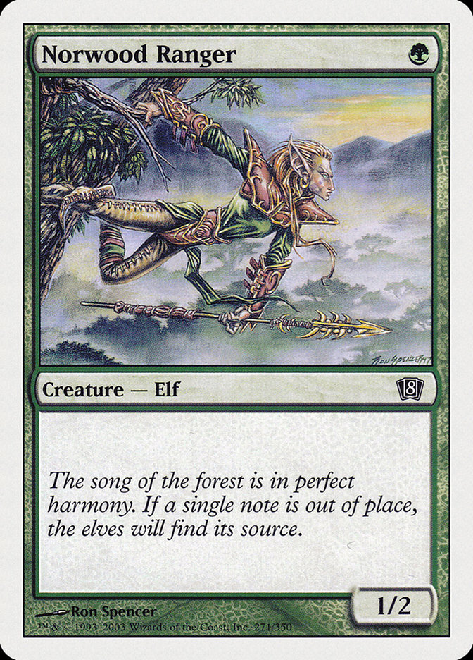 Magic the Gathering Card - Norwood Ranger - MTG Circle