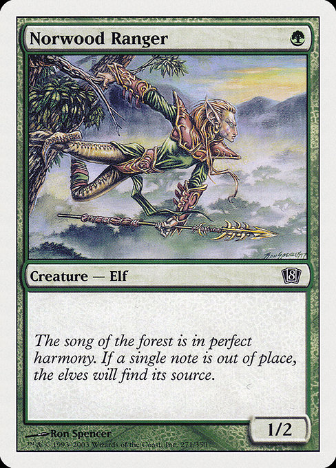 Magic the Gathering Card - Norwood Ranger - MTG Circle