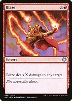Magic the Gathering Card - Blaze - MTG Circle