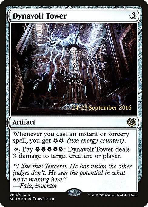 Magic the Gathering Card - Dynavolt Tower - MTG Circle