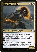 Magic the Gathering Card - Sigardian Paladin - MTG Circle