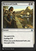 Magic the Gathering Card - Renewed Faith - MTG Circle