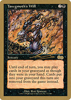 Magic the Gathering Card - Yawgmoth's Will - MTG Circle