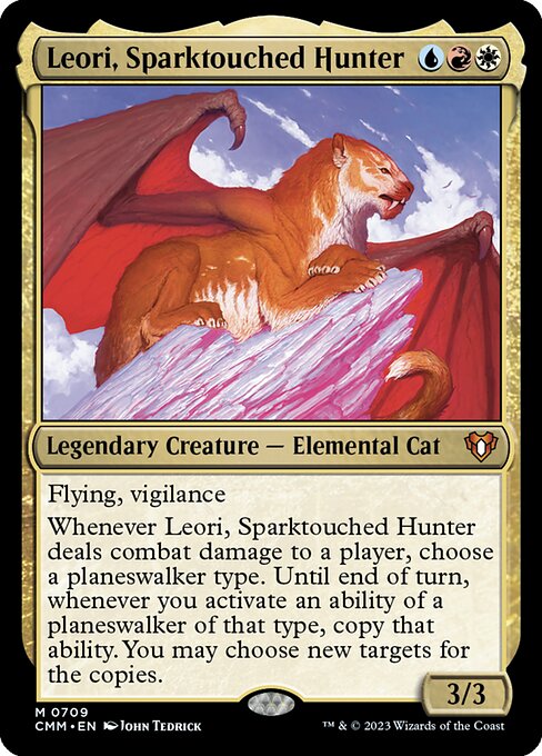 Magic the Gathering Card - Leori, Sparktouched Hunter - MTG Circle