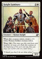 Magic the Gathering Card - Knight Luminary - MTG Circle