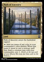 Magic the Gathering Card - Path of Ancestry - MTG Circle