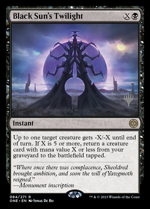 Magic the Gathering Card - Black Sun's Twilight - MTG Circle