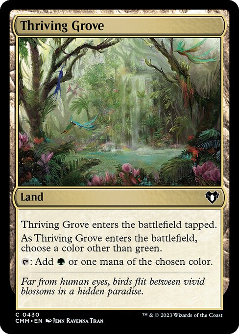 Magic the Gathering Card - Thriving Grove - MTG Circle