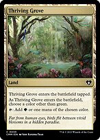 Magic the Gathering Card - Thriving Grove - MTG Circle