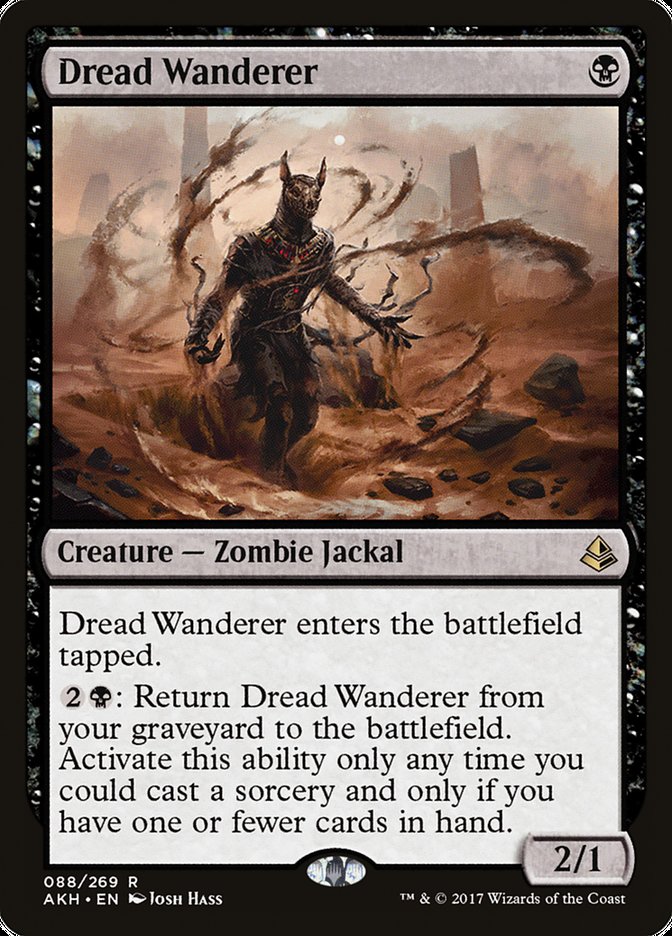 Magic the Gathering Card - Dread Wanderer - MTG Circle