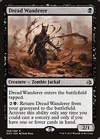 Magic the Gathering Card - Dread Wanderer - MTG Circle