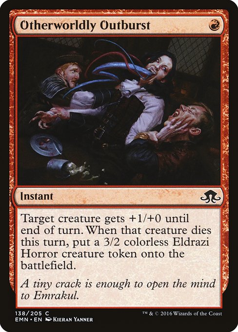 Magic the Gathering Card - Otherworldly Outburst - MTG Circle