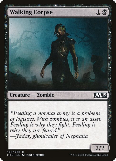 Magic the Gathering Card - Walking Corpse - MTG Circle